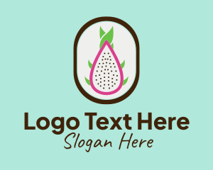 Dragon Fruit Badge  Logo