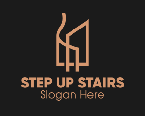 Staircase - Deluxe Premium Property logo design