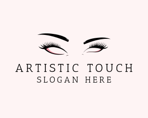 Beautiful Cosmetic Eyelashes logo design