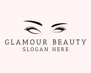 Cosmetic - Beautiful Cosmetic Eyelashes logo design