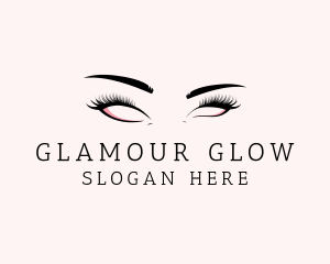 Cosmetic - Beautiful Cosmetic Eyelashes logo design