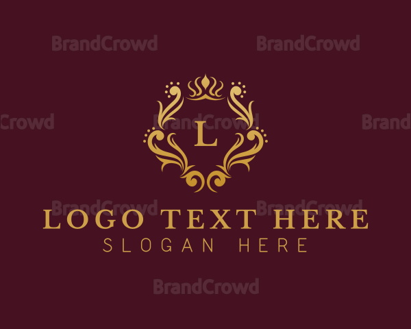 Luxury Crown  Ornament Logo