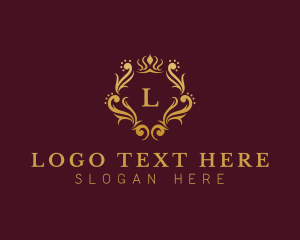 Premium - Luxury Crown  Ornament logo design