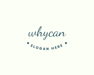 Minimalist Cursive Business Logo