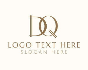 Letter Dq - Luxury Fashion Business logo design
