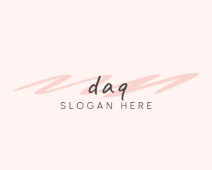 Influencer - Feminine Handwritten Salon logo design