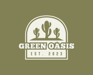 Succulent - Desert Cactus Cowboy logo design