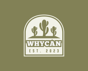Countryside - Desert Cactus Cowboy logo design