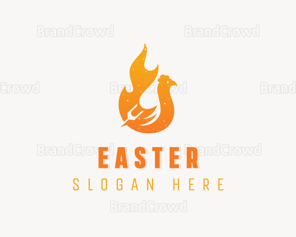 Roast BBQ Chicken Logo