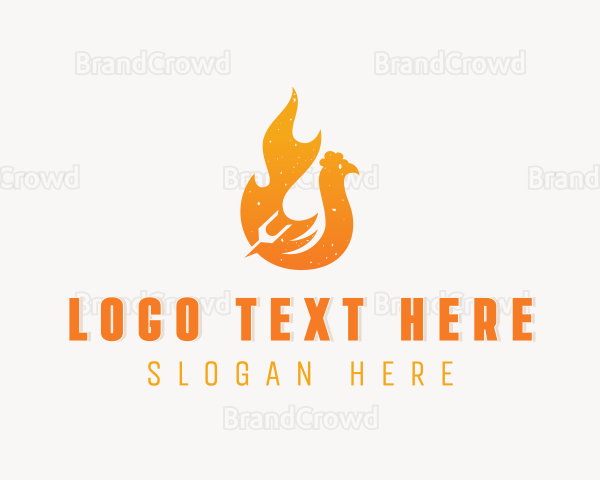 Roast BBQ Chicken Logo