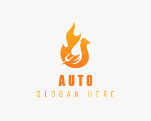 Roast BBQ Chicken Logo