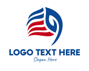 Flag - American Nature Flag logo design