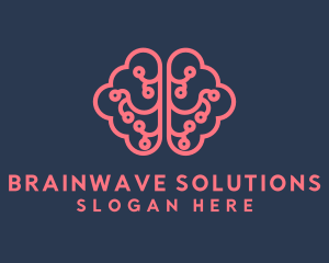 Neuroscience - Brain Data Connection logo design