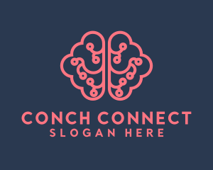 Brain Data Connection logo design