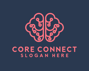 Brain Data Connection logo design