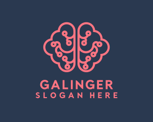 Neurological - Brain Data Connection logo design