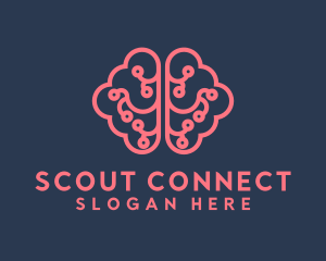 Brain Data Connection logo design