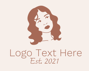 Curly - Woman Hair Salon logo design