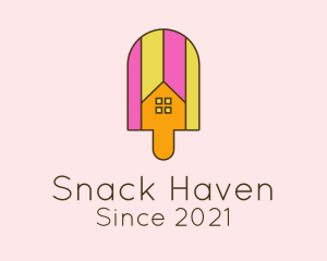 Ice Cream House  logo design