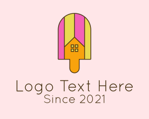 Popsicle - Ice Cream House logo design