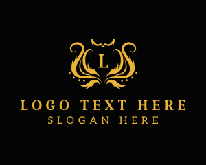 Lettermark - Gold Crown Pageant logo design