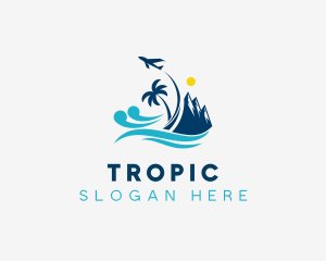 Mountain Travel Vacation logo design