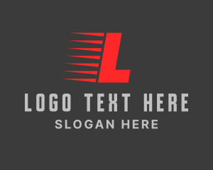 Forwarding - Speed Logistics Delivery logo design