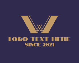 Letter W - Classic Letter W logo design