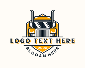 Trailer - Trailer Truck Logistics logo design