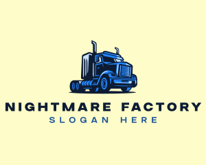 Logistics Truck Delivery Logo