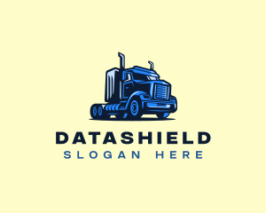 Logistics Truck Delivery Logo