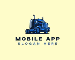 Logistics Truck Delivery Logo