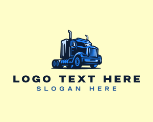 Pickup - Logistics Truck Delivery logo design