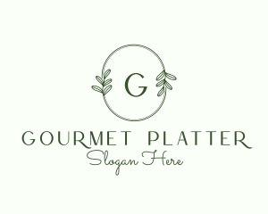 Nature Leaf  Organic Gourmet logo design