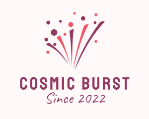 Starburst - New Year Fireworks Sparkler logo design