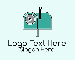 Mail Box Clock  Logo