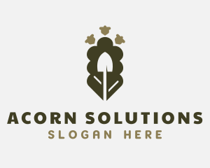 Acorn - Acorn Shovel Garden logo design