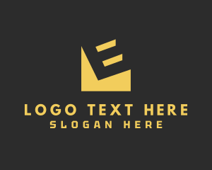 Lettermark - Construction Firm Letter E logo design