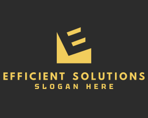 Construction Firm Letter E logo design