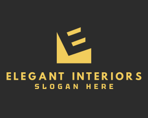 Construction Firm Letter E logo design