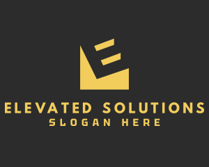 Construction Firm Letter E logo design