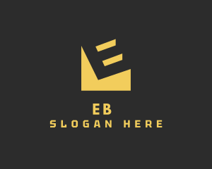 Construction Firm Letter E logo design