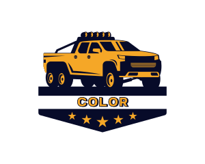 Car Wash - Pick Up Truck Transportation logo design