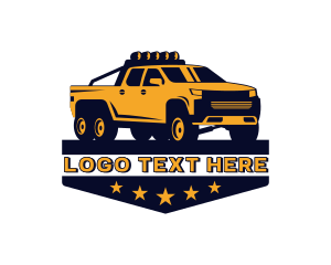 Vehicle - Pick Up Truck Transportation logo design