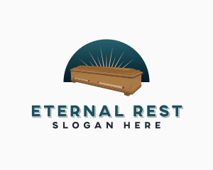 Funeral - Coffin Casket Funeral logo design