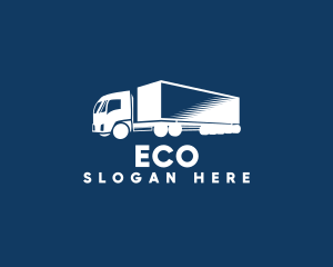 Haulage - Cargo Truck Company logo design