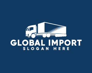 Import - Cargo Truck Company logo design