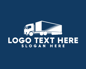 Wheeler - Cargo Truck Company logo design
