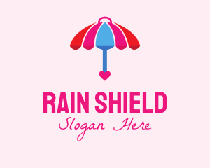 Umbrella - Love Umbrella Weather logo design