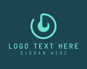 Visual - Eye Hook Letter O logo design
